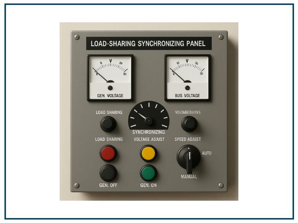 Load-Sharing Synchronizing Panel