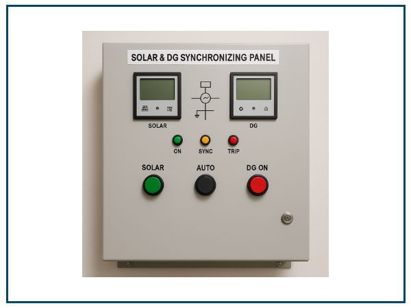 Solar and DG Synchronizing Panel