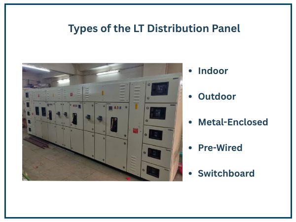 Types of the LT Distribution Panel